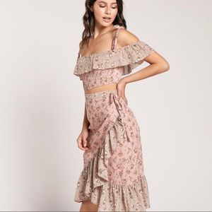 💔SOLD ON DEPOP💔Eggie Bailamos Floral Two Piece Set XS